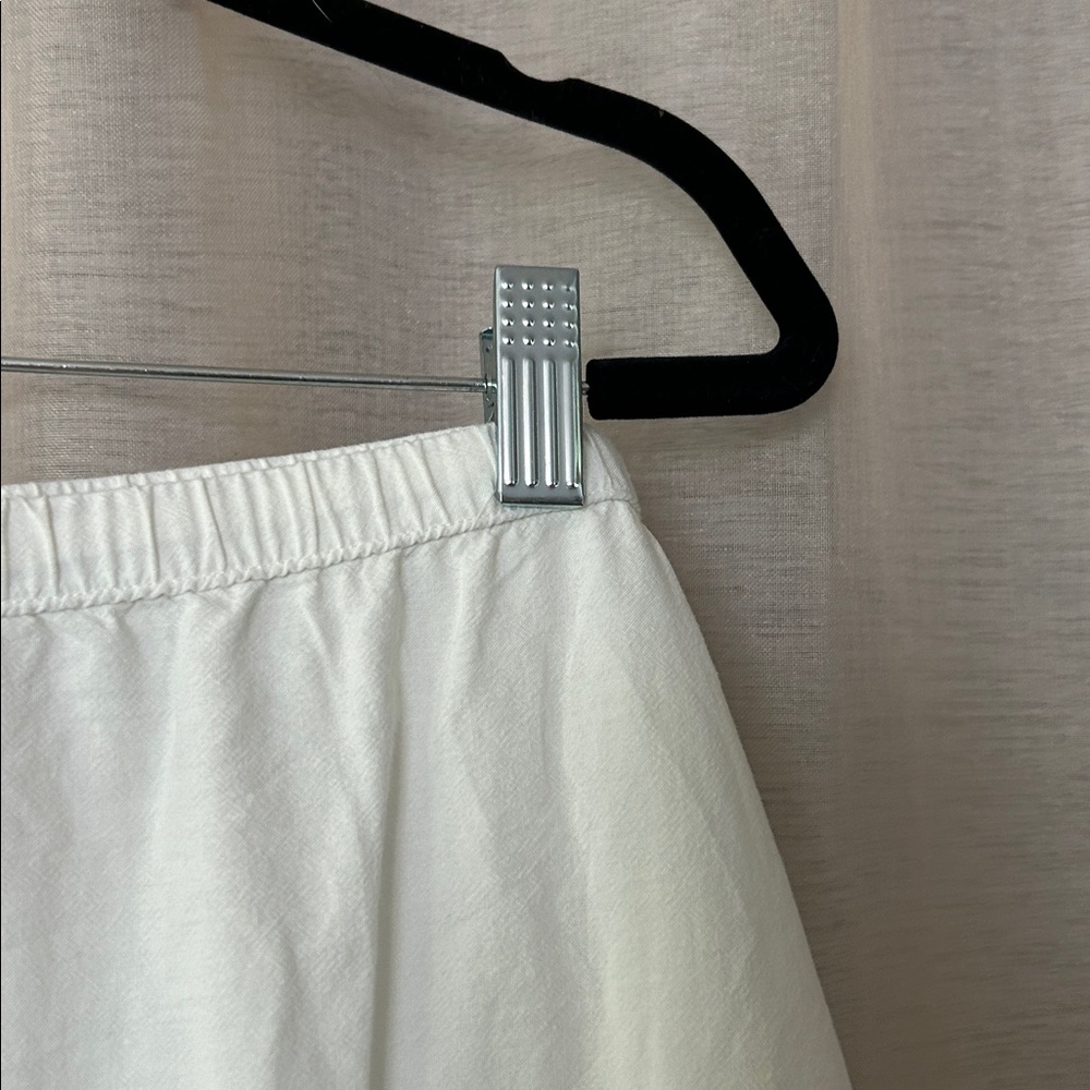 White maxi skirt, 2x